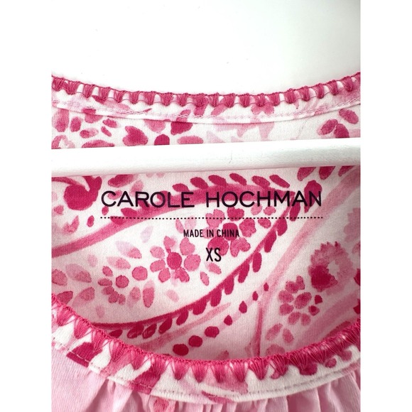 Carole Hochman Pink Floral Pajama Dress Robe Set Size M Loungewear Q1009 - Picture 16 of 16